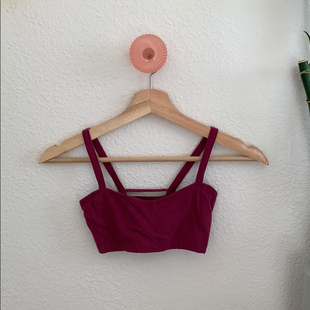 magenta bralette